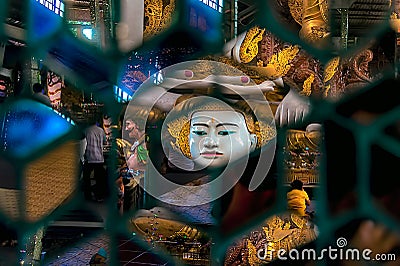 Kaleidoscope of The Lord Buddha. Stock Photo